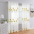 NatureGlow Curtains - Rustic Sunflower Curtains for Home