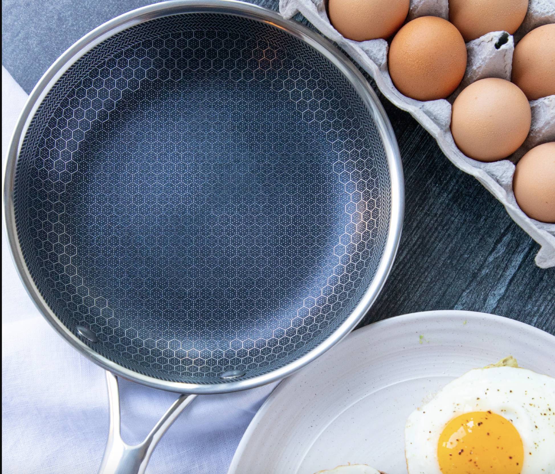 ProCook Elite - Durable Stainless Steel Frying Pan with Non-Stick