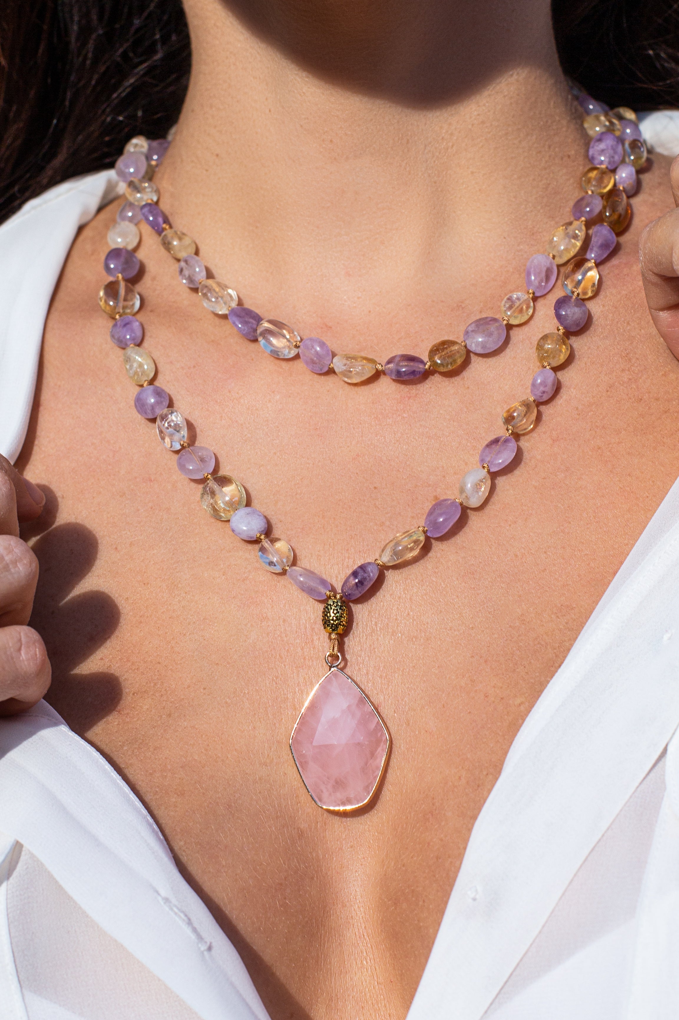 Seraphina Mala Necklace - Soothing Energy Jewelry
