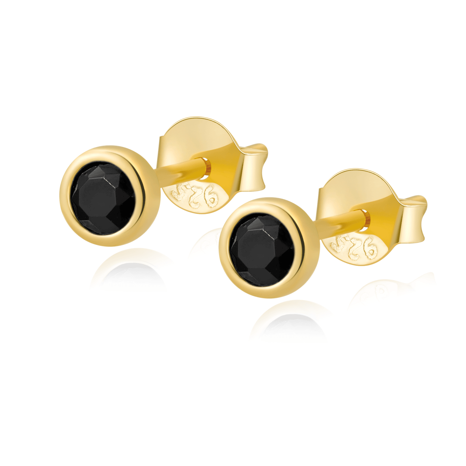 Amira Elegant Compact Circle Earrings