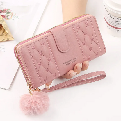EmbroiWallet - Elegant Wallet with Wrist Strap