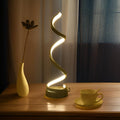 Modern LED Table Lamp Whiteh Touch-Control and Warm Light