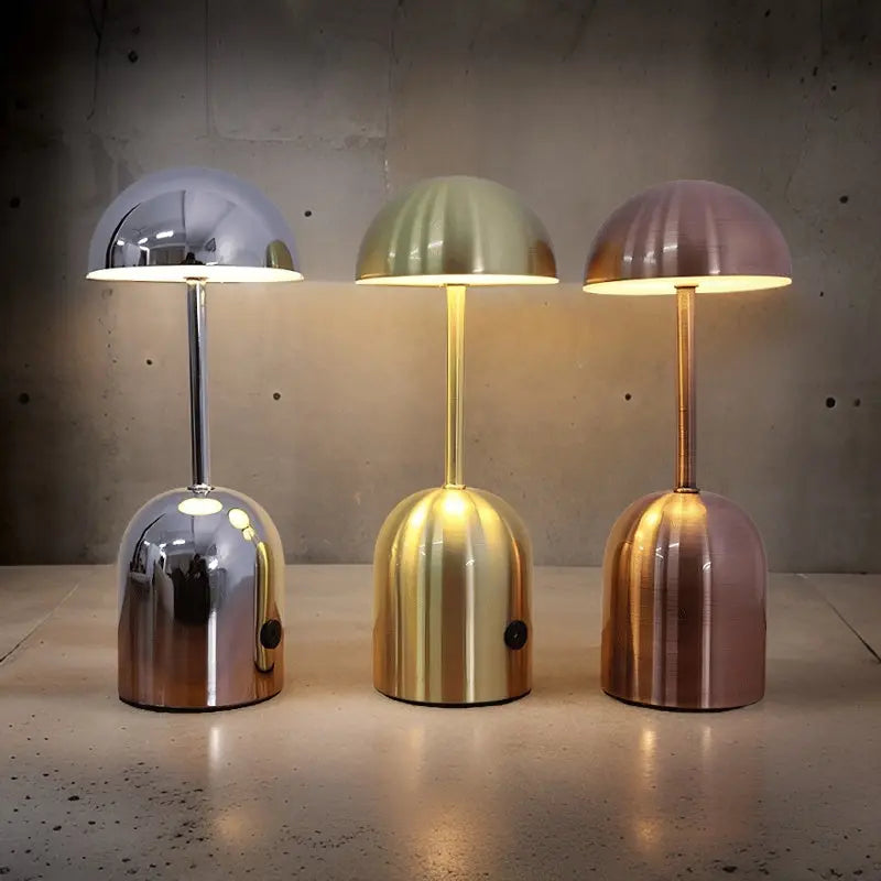 Illuminated Mushroom Lamp - Elegant LED Table Lamp Warm White