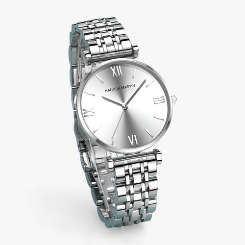 Adeline - Elegante Titanium Dameshorloge
