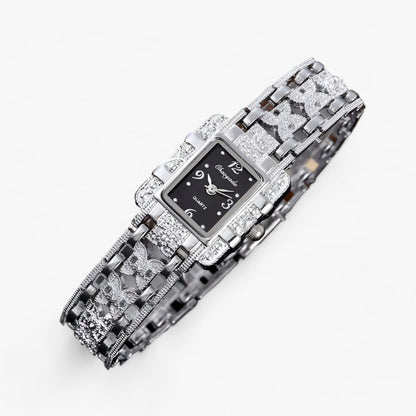 Camille Watch - Elegant Rectangular Style with Crystals