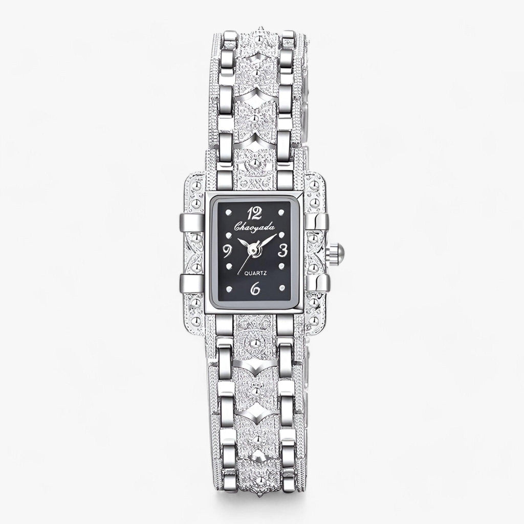 Camille Watch - Elegant Rectangular Style with Crystals
