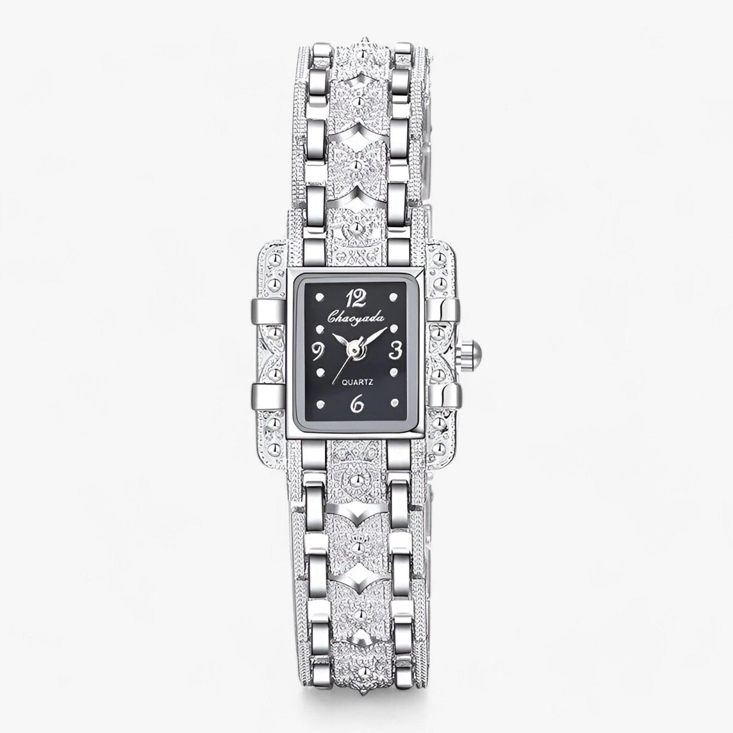 Camille Watch - Elegant Rectangular Style with Crystals