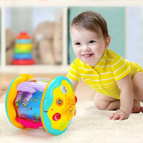 TwinkleDrum - Magical Baby Toy Drum with Light and Sound