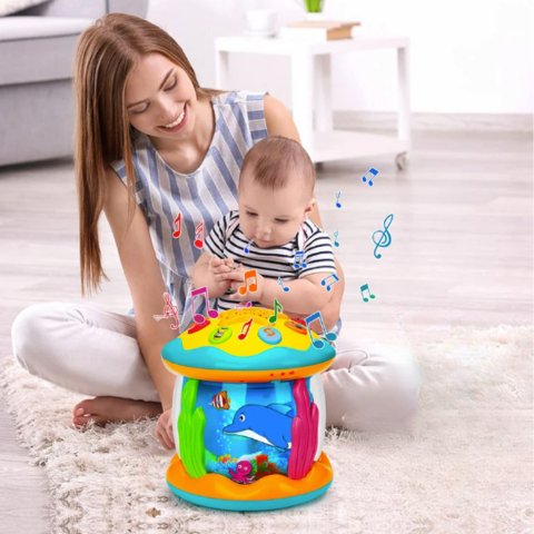 TwinkleDrum - Magical Baby Toy Drum with Light and Sound