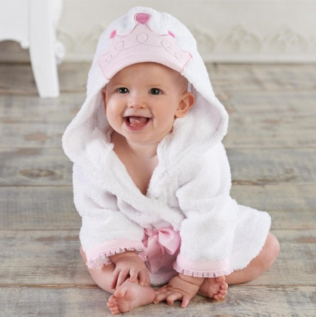 AnimalHug - Adorable Soft Baby Bathrobe with Animal Design