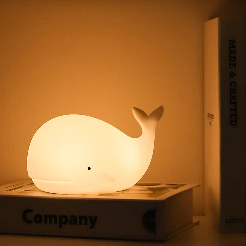 GlowWhale Night Light - Magical Color Party for Kids