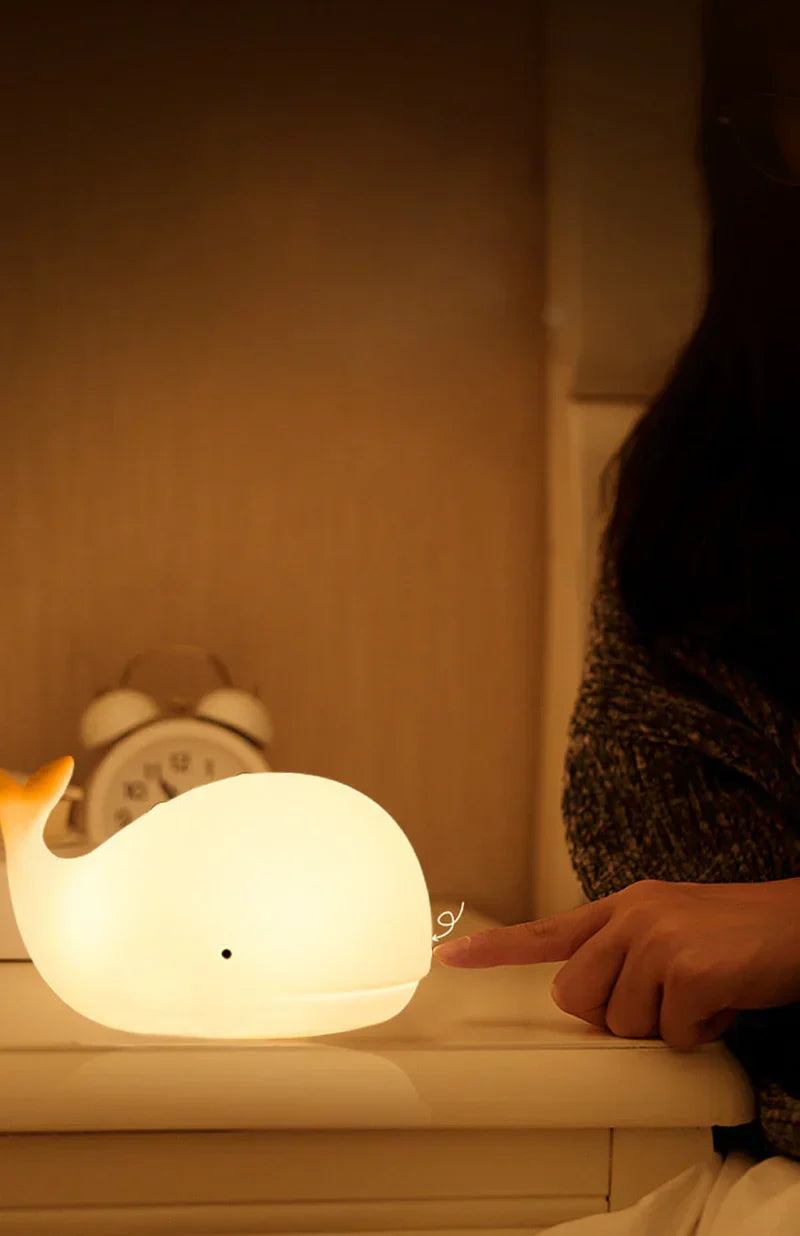GlowWhale - Enchanting Whale Night Light with Color Effects