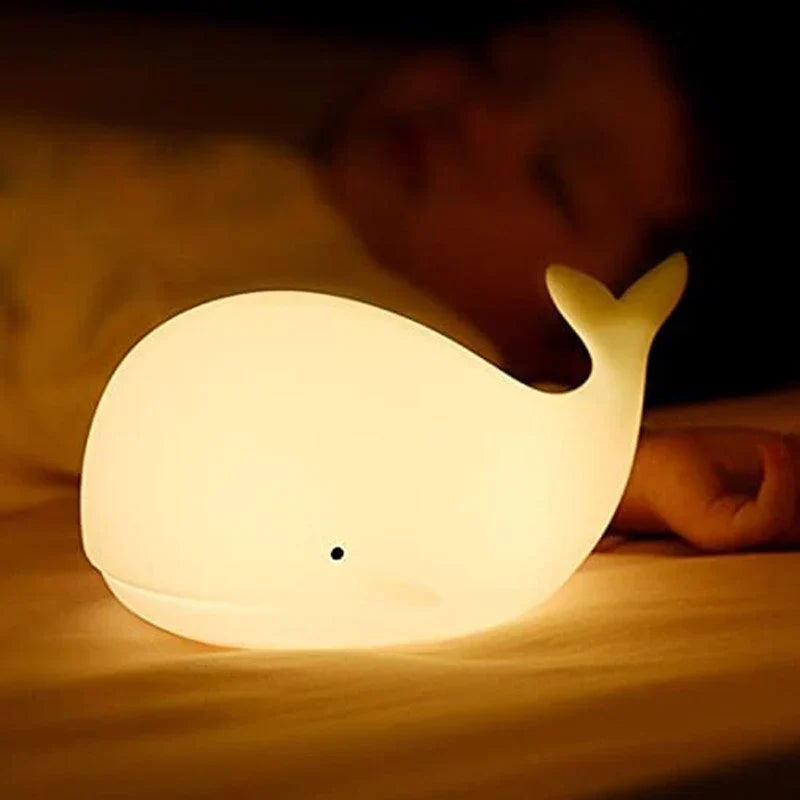 GlowWhale - Enchanting Whale Night Light with Color Effects