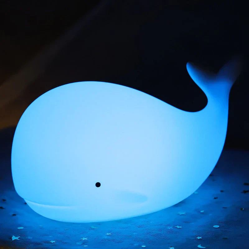 GlowWhale Night Light - Magical Color Party for Kids