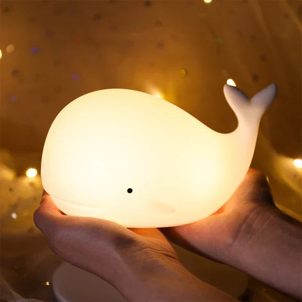 GlowWhale - Enchanting Whale Night Light with Color Effects