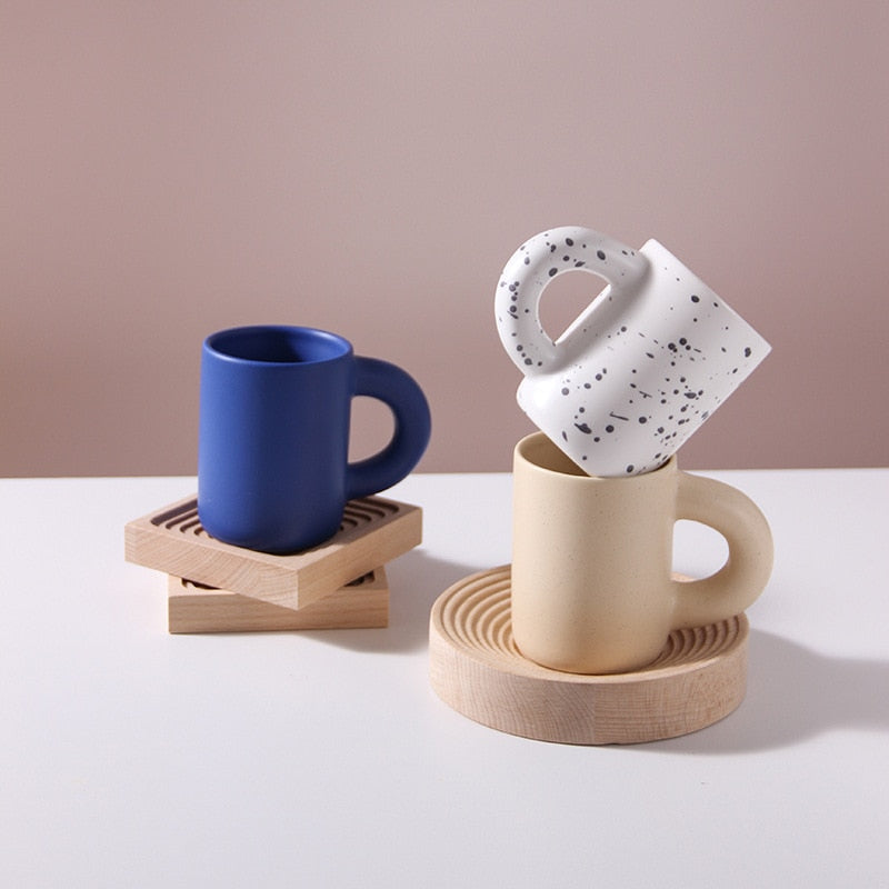 Athenea Cup – Luxury Porcelain Cup with Geometric Design