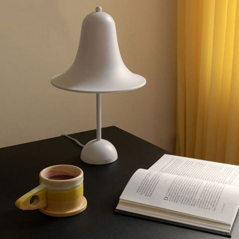 Classic Cap Cordless Table Lamp - Timeless Design and Long-Lasting Battery