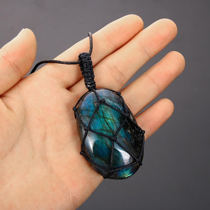 Aris DragonHeart Necklace – Mystical Labradorite Jewelry