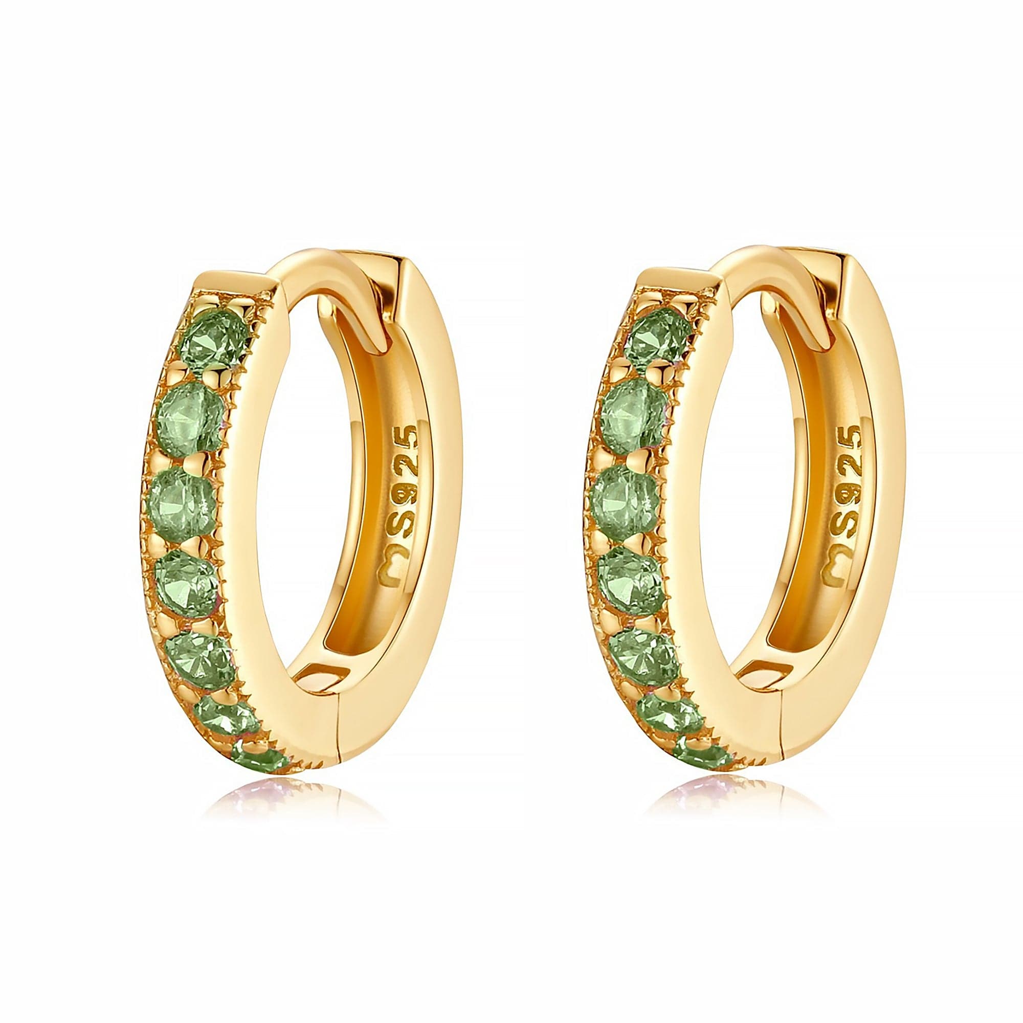 Enchanting Amaranta Earrings - Sparkling Hoops