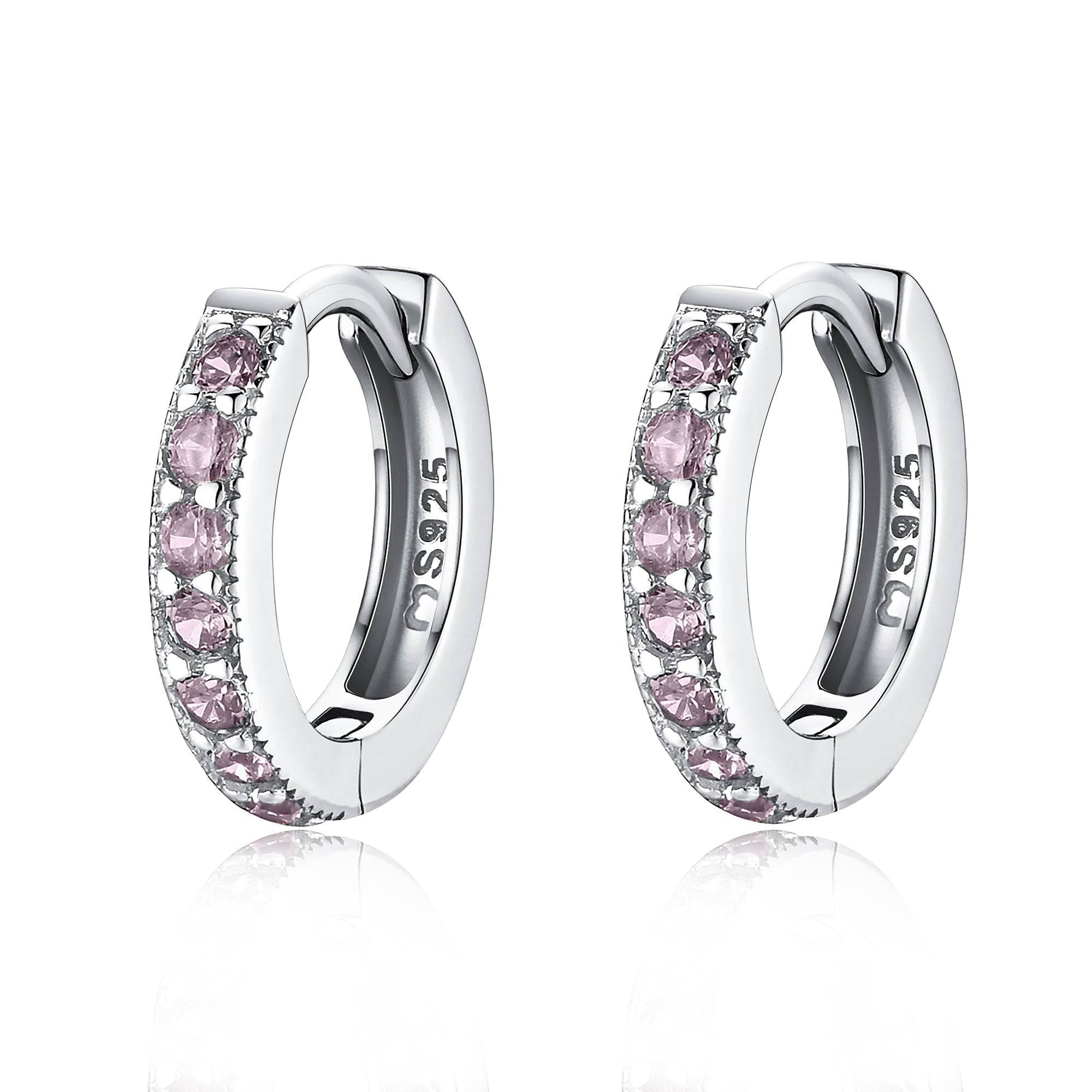 Enchanting Amaranta Earrings - Sparkling Hoops