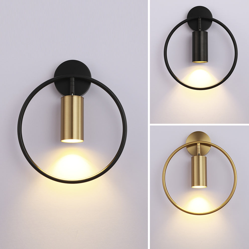 FlammeStylée – Gold Wall Lamp for an Elegant Ambiance