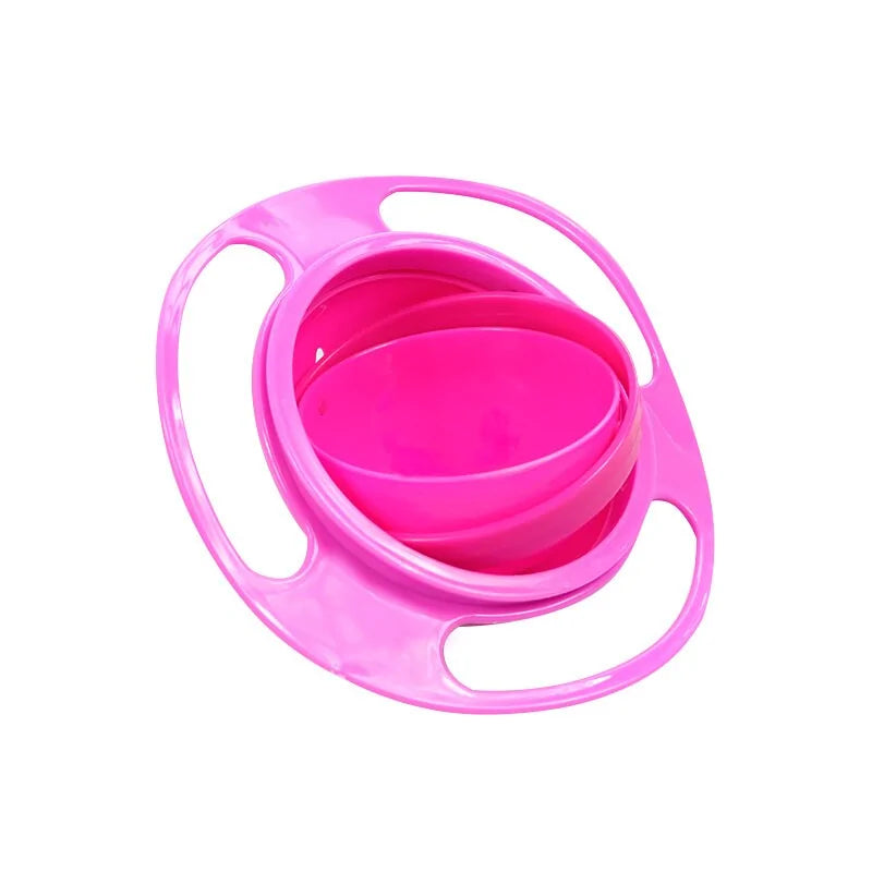 SpinMaster - Tiltable Spill-Proof Gyro Bowl for Snacks