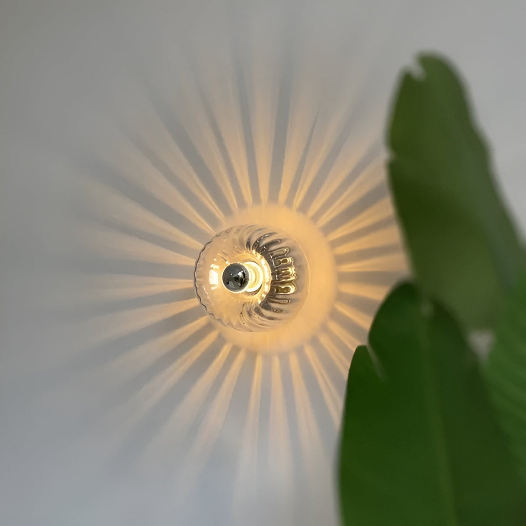 ScandiElegance Wall Lamp – Modern Glass Lighting with Bauhaus Charm
