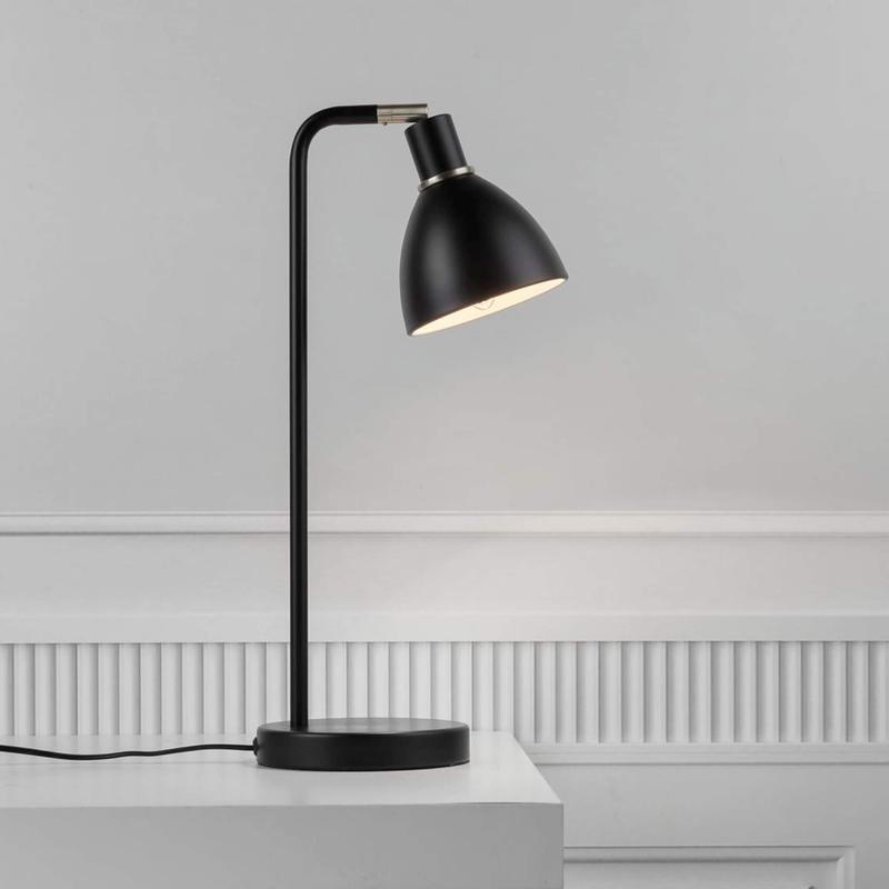 GrantLuxe Light Table Lamp - Black Table Lamp for Luxury Work Environment