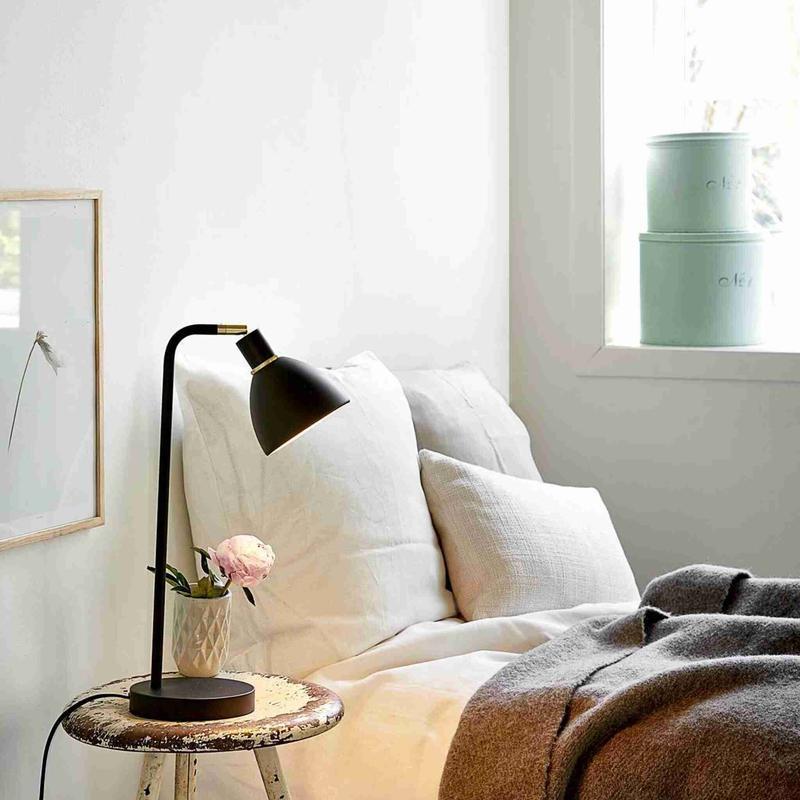 GrantLuxe Light Table Lamp - Black Table Lamp for Luxury Work Environment