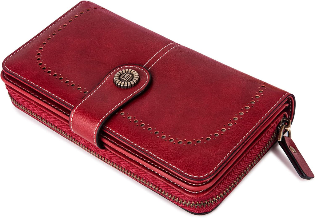 LeatherMax - Stylish Leather Wallet with Wrist Strap