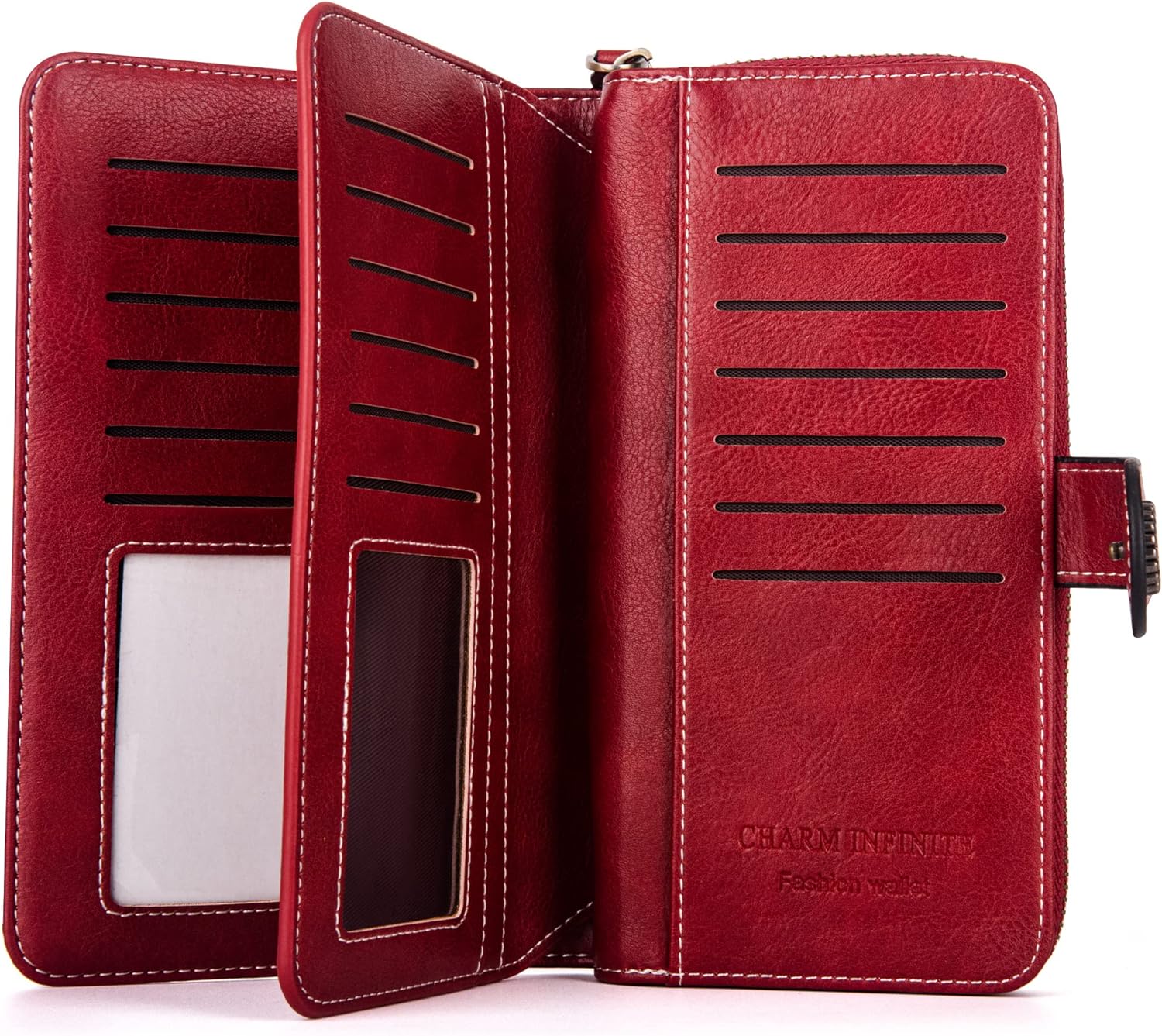LeatherMax - Stylish Leather Wallet with Wrist Strap