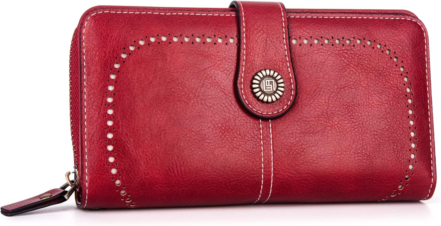 LeatherMax - Stylish Leather Wallet with Wrist Strap