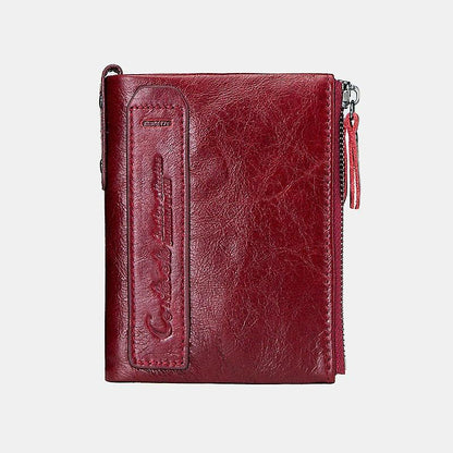 CompactWallet - Stylish double zip wallet