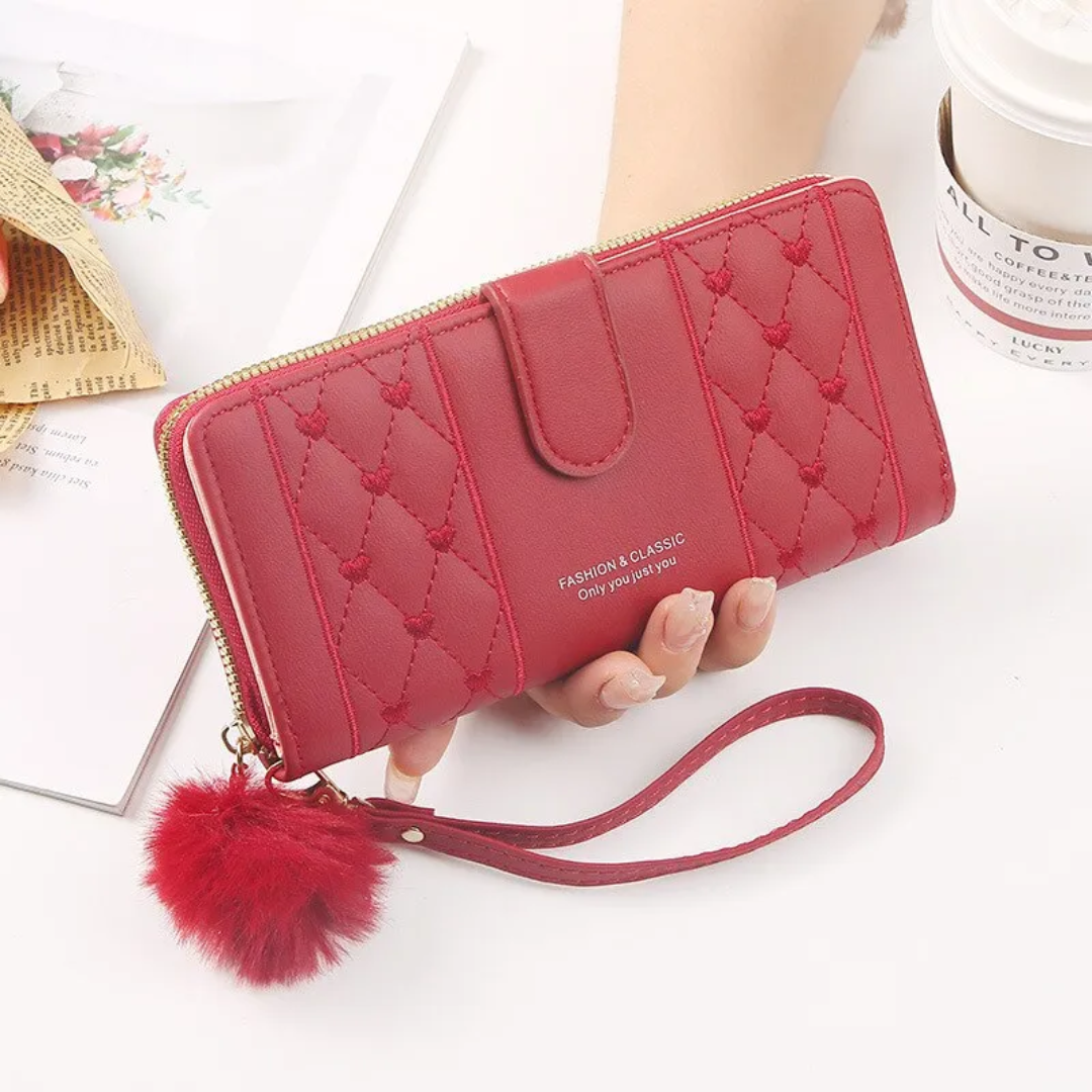 EmbroiWallet - Elegant Wallet with Wrist Strap