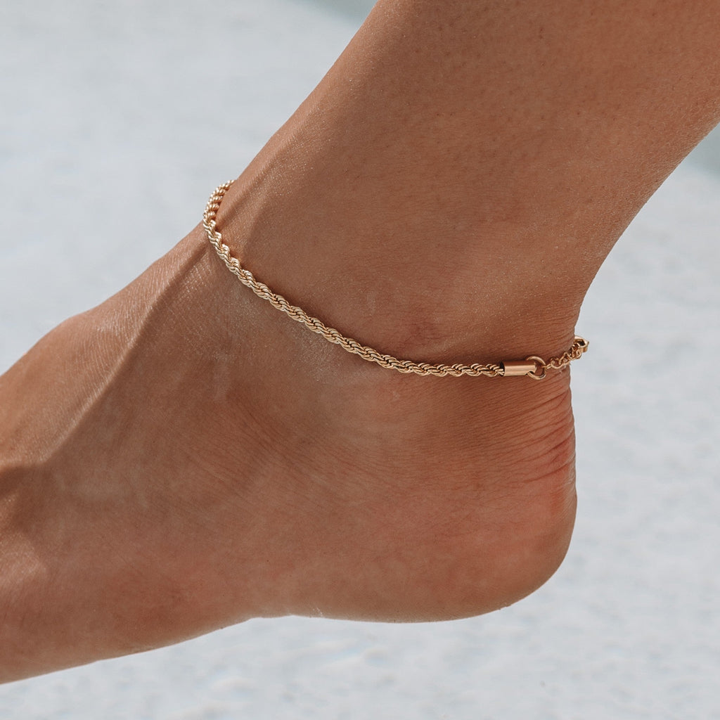 Elegant Minimalist Ankle Bracelet for Women - Lisa