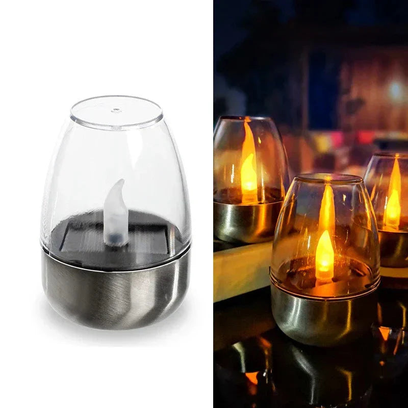 CandelaSoleil – Elegant Solar Lantern for Garden and Patio