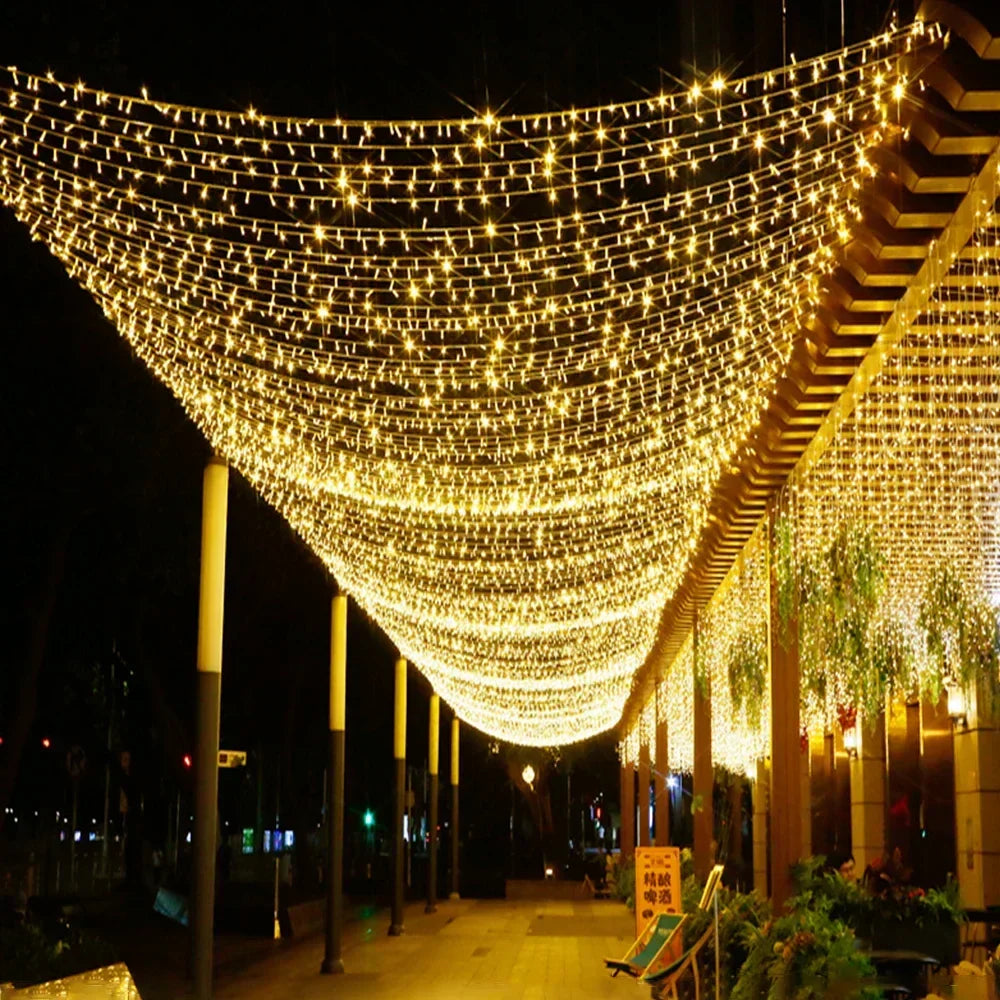 FestiveGlow Outdoor Lighting - Magical LED Outdoor Lighting for Parties