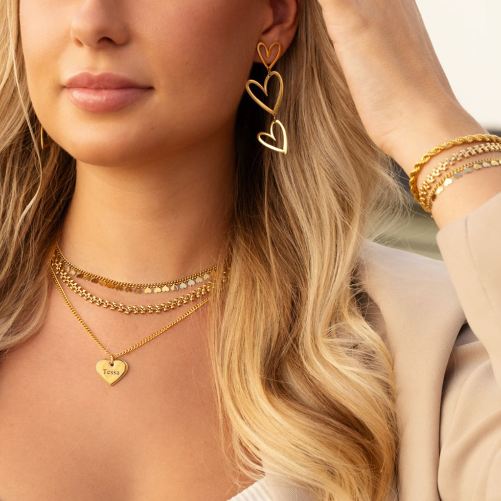 TripleHeart Earrings - Elegant & Trendy Earrings