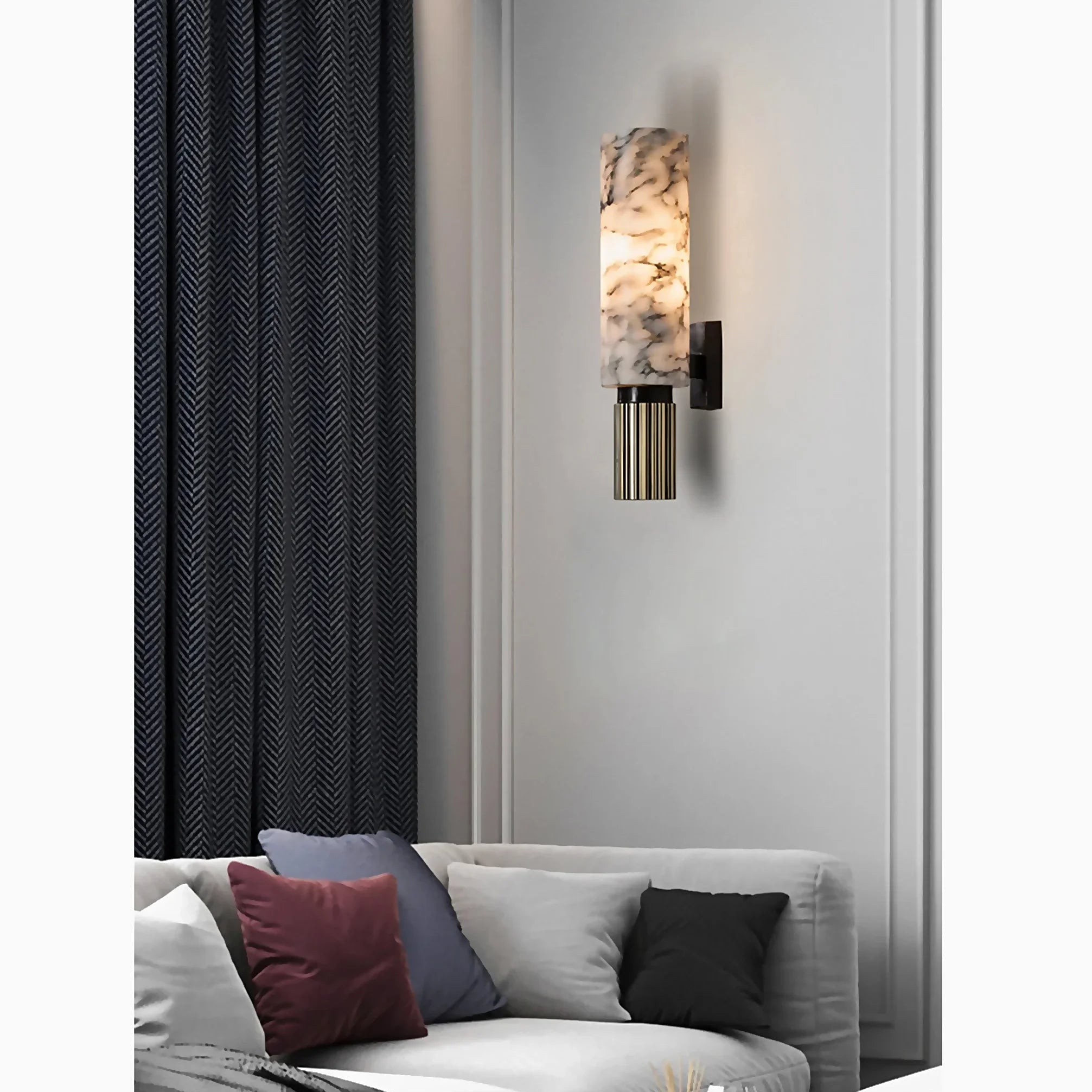 Stylish Marble Wall Lamp - For a Luxurious and Atmospheric Interior