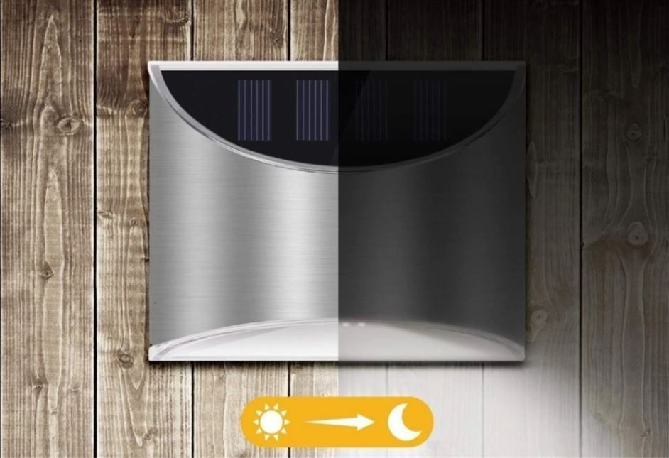 Wireless LED Solar Wall Lights Deluxe - Create the perfect ambiance in your garden!
