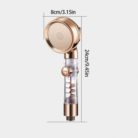 JetStream - Luxury 3-in-1 Shower Head for Relaxation and Comfort