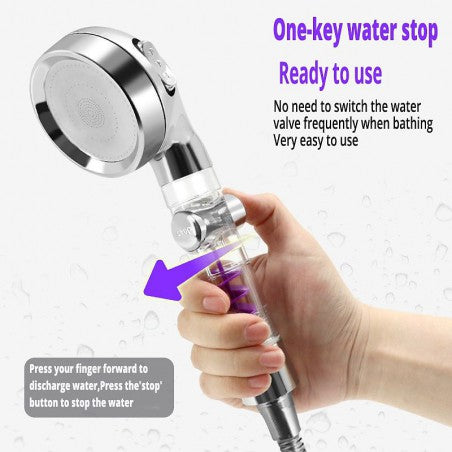 JetStream - Luxury 3-in-1 Shower Head for Relaxation and Comfort