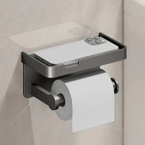 LuxeHold – Stylish Multifunctional Toilet Roll Holder
