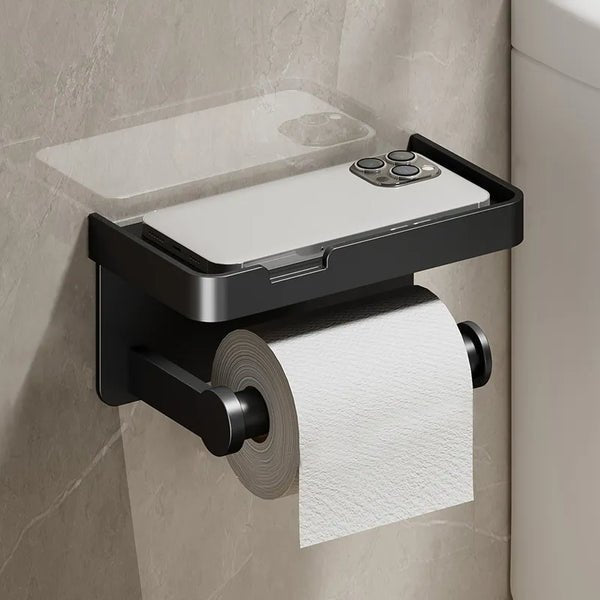 LuxeHold – Stylish Multifunctional Toilet Roll Holder