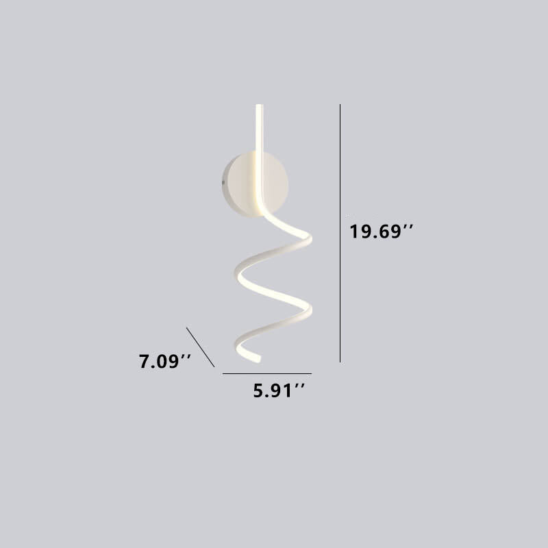 GlowWave – Sleek LED Arc Wall Lamp for Ambiance