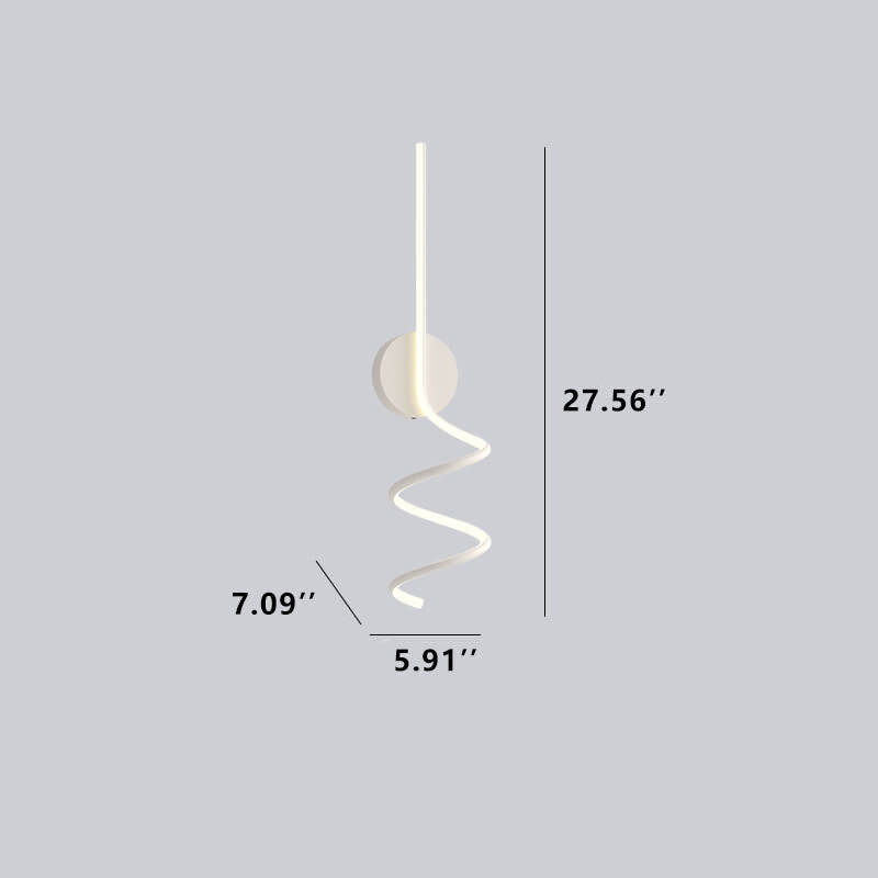 GlowWave – Sleek LED Arc Wall Lamp for Ambiance