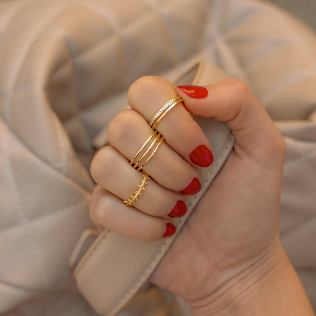 Sienna Double Zirconia Ring - Elegance and Splendor in One Jewel!
