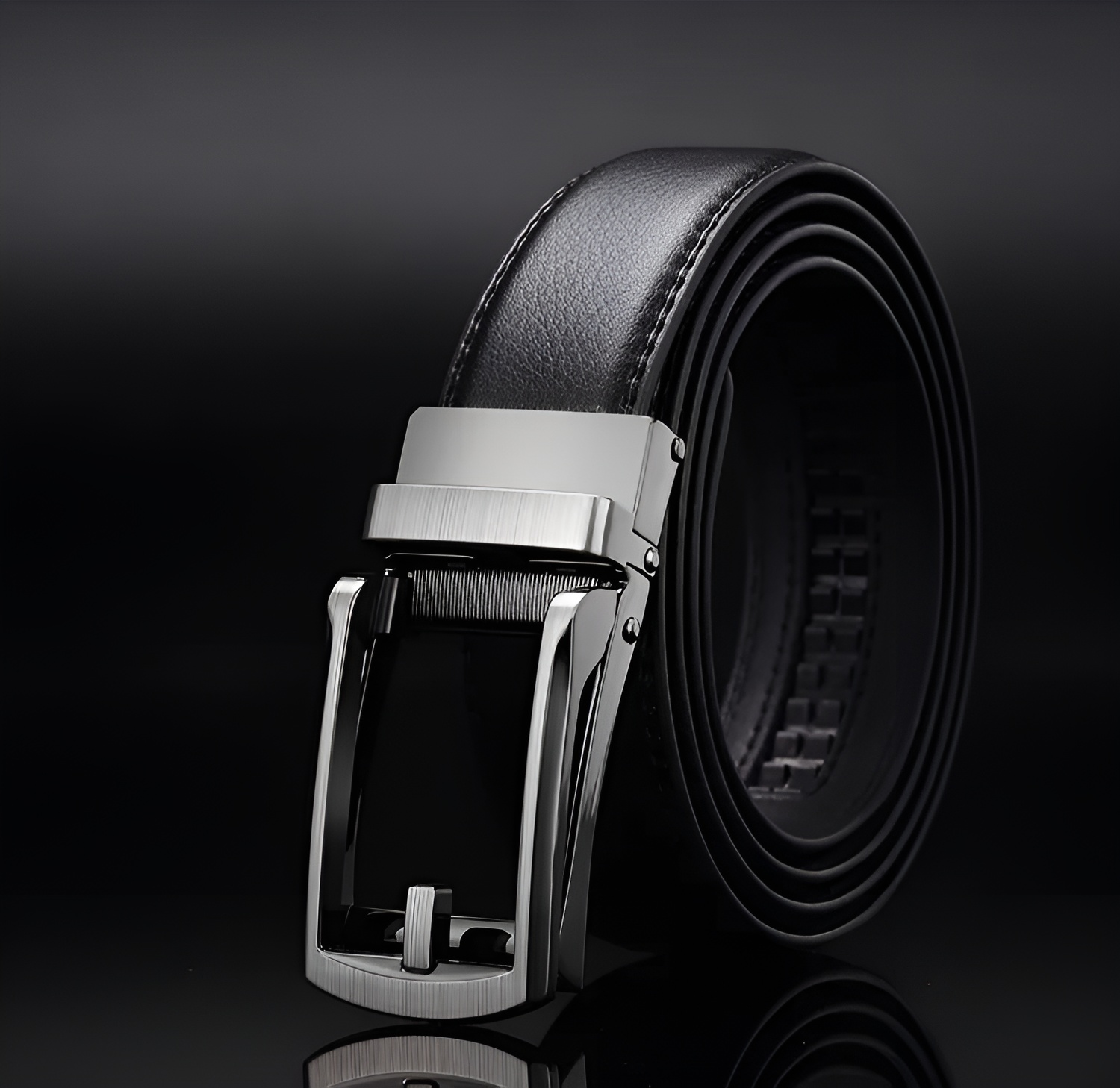 EliteSlide Belt – Luxury Leather Adjustable Accessory