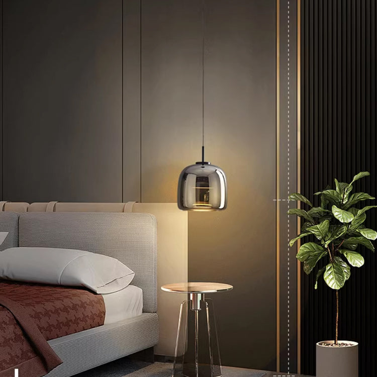 MidnightShine Lamp - Modern Black Glass Design Pendant Light