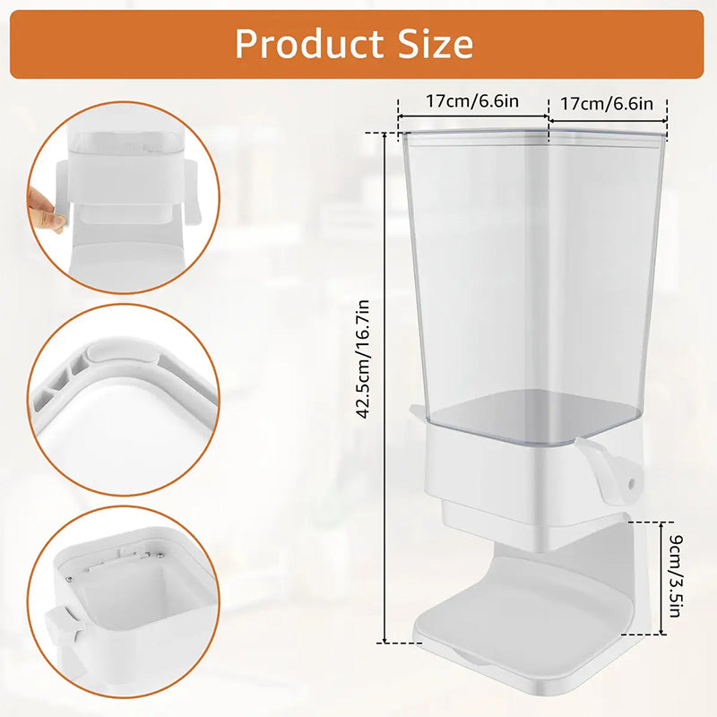 CerealKeeper - Elegant Cereal Dispenser for Kitchen